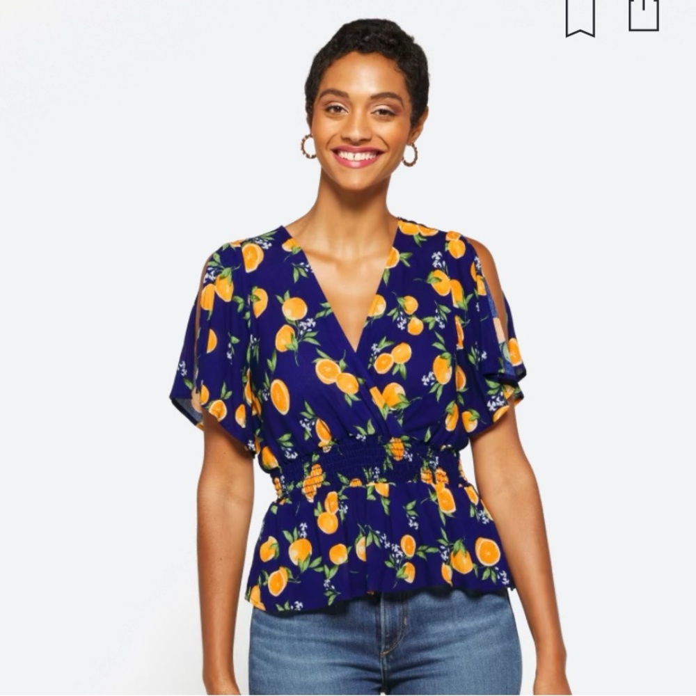 Eden peplum top